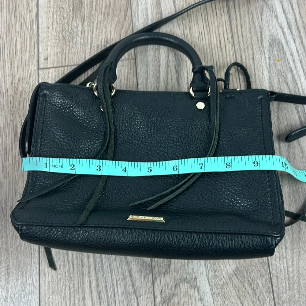 Rebecca Minkoff Raegan fringe black leather bag small - Picture 7 of 12